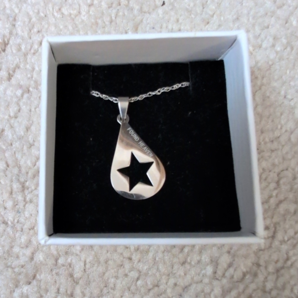 Conan Gray Found Heaven Engraved Necklace